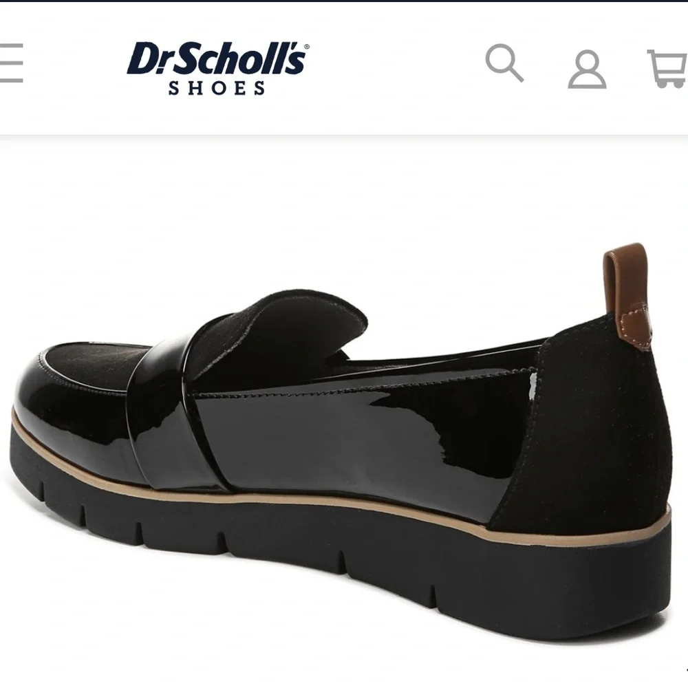 Dr Scholl’s Webster Loafer Patent Leather Size 9 Orig. $80 - Picture 2 of 8